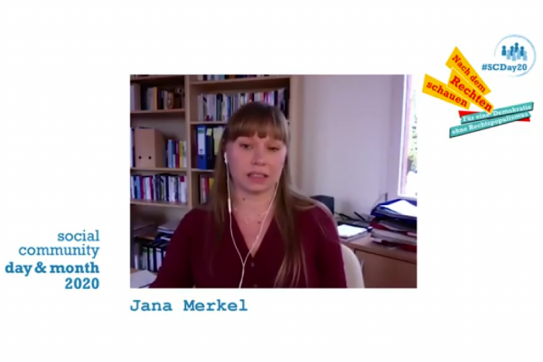Screenshot Interview Jana Merkel