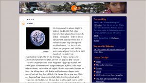 Screenshot ZDF Tsunami Blog
